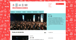 Desktop Screenshot of milproducciones.com.ar